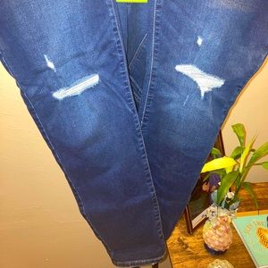 Slip on mid-rise jeggings